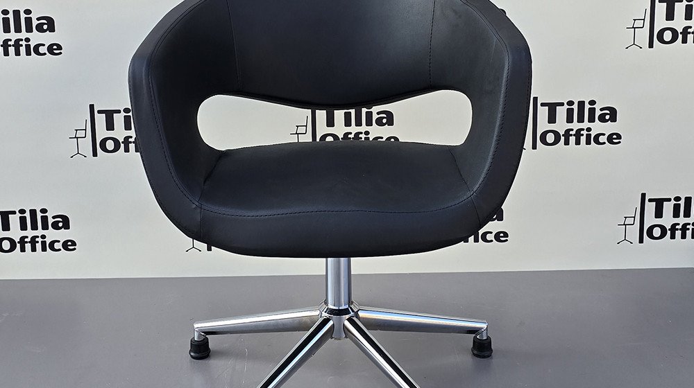 Flora Kesim Tarama Çalışma Bekleme Koltuğu Krom Konik Sabit Ayak